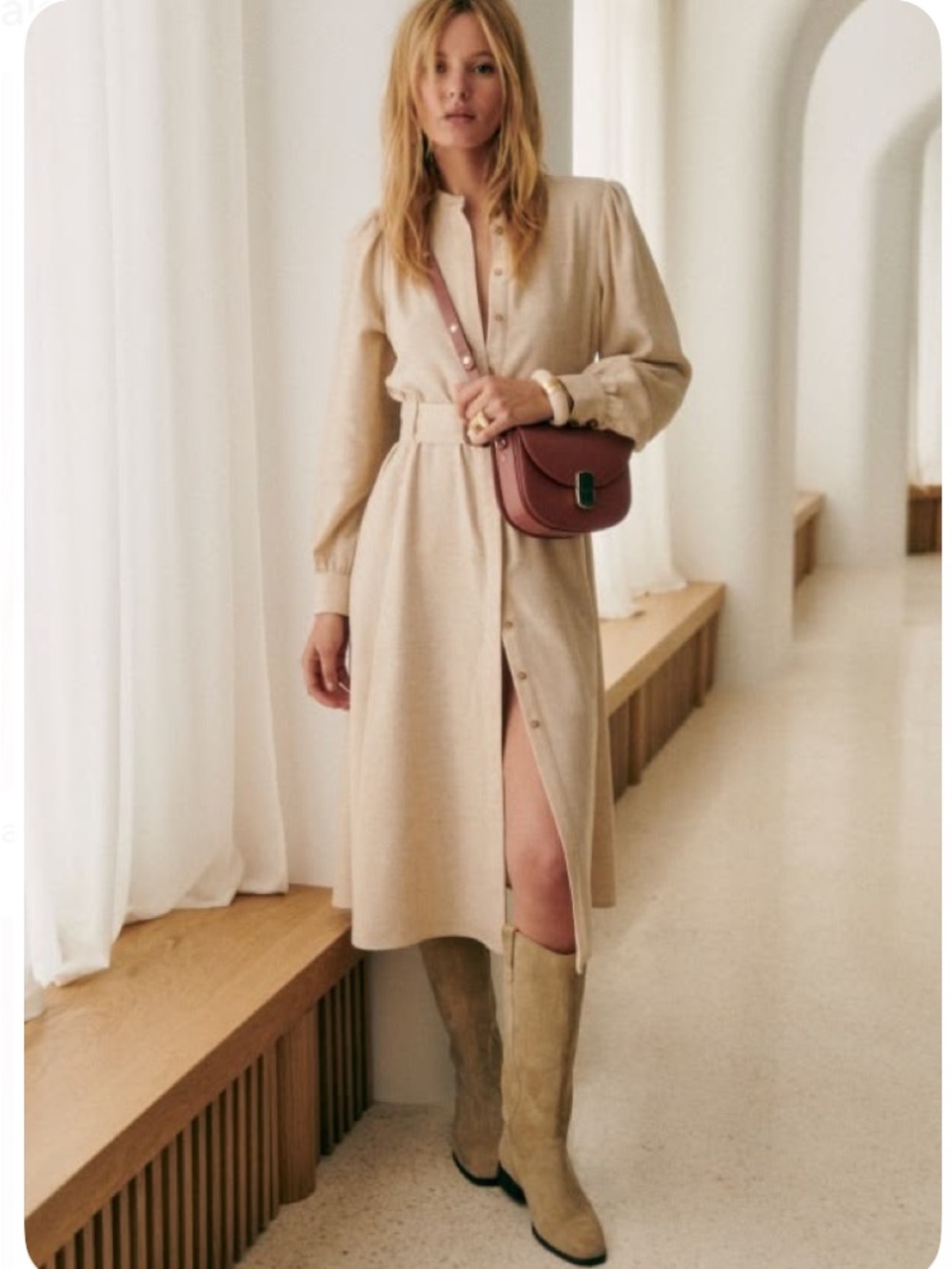 SEZANE Teanna dress 38 6